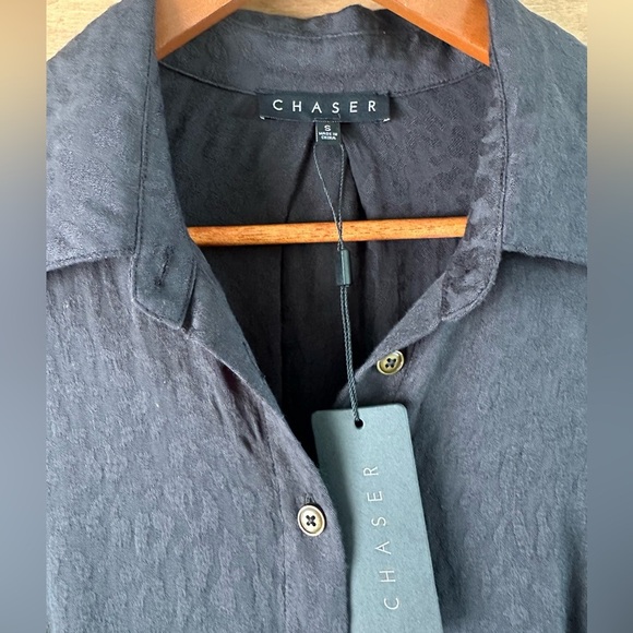 NWT CHASER Paxton Licorice Mini Dress Black Women’s size Small - Picture 6 of 16